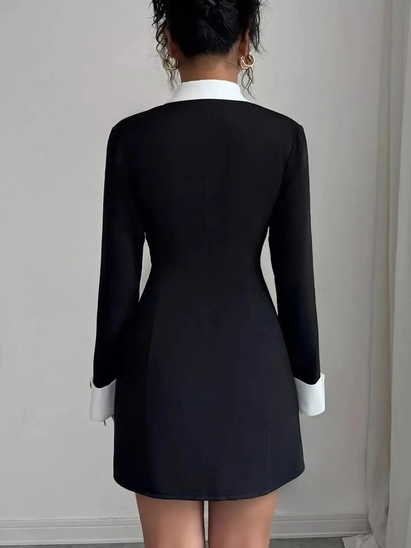 Double-Breasted Blazer Dress