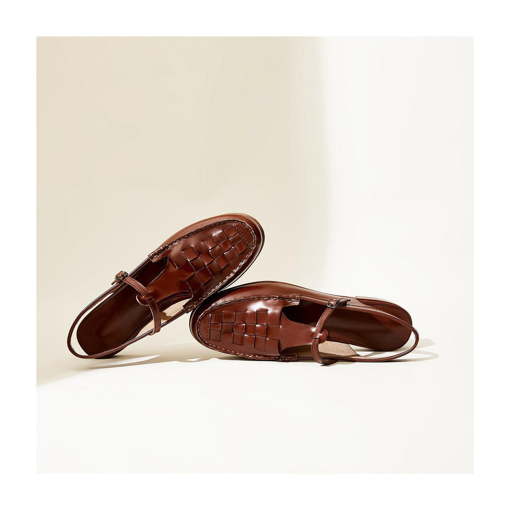 Leather Summer Sandals for Women - Comfortable Straps and Stylish Design for Casual Wear