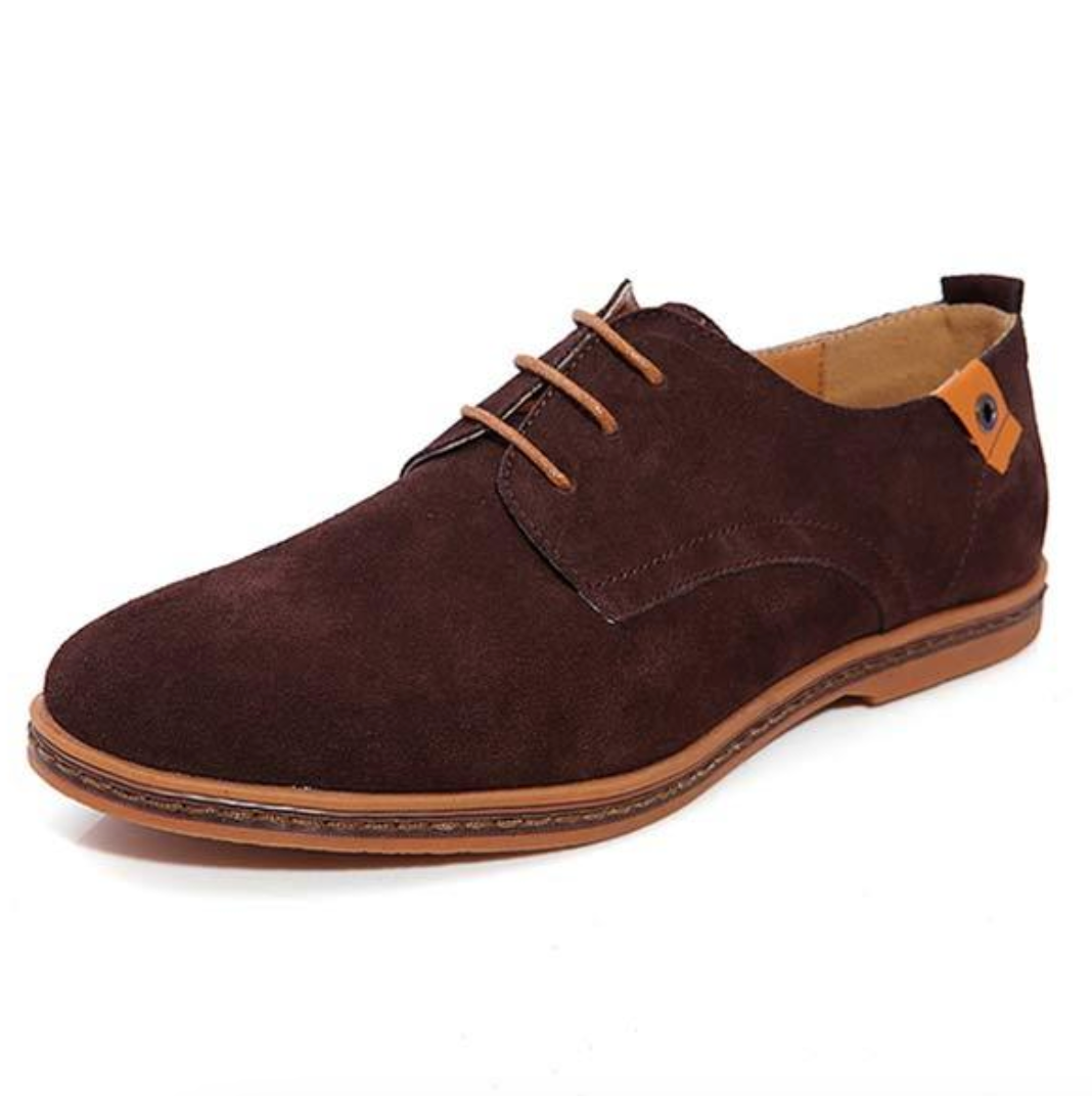 Men's Lace-Up Oxford Shoes with Stitching Detail for Formal and Casual Occasions - Versatile Footwear for Every Wardrobe