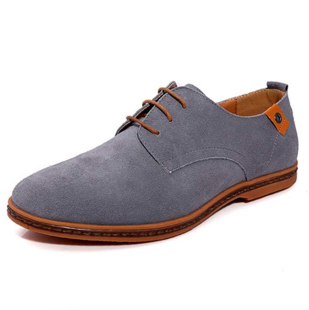 Men's Lace-Up Oxford Shoes with Stitching Detail for Formal and Casual Occasions - Versatile Footwear for Every Wardrobe