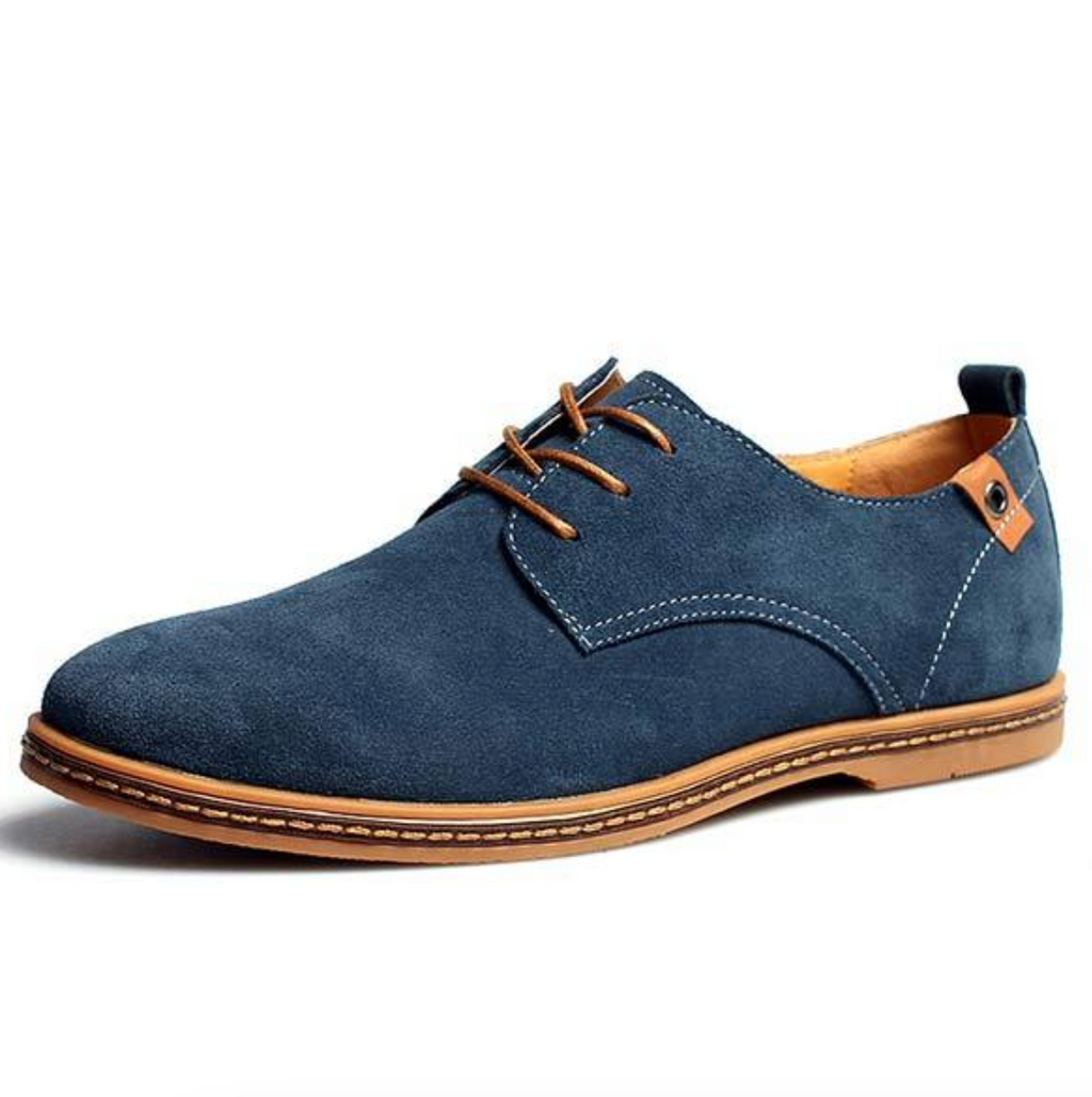 Men's Lace-Up Oxford Shoes with Stitching Detail for Formal and Casual Occasions - Versatile Footwear for Every Wardrobe