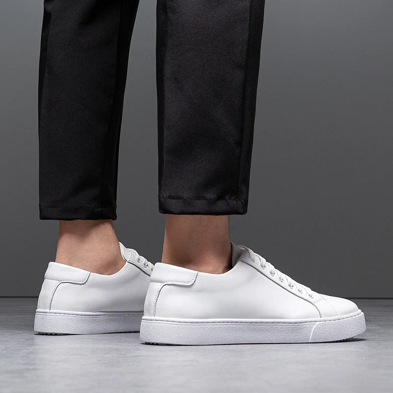 Men's Leather Oxford Dress Shoes - Classic Formal Footwear for Office and Events - Comfortable and Stylish Design