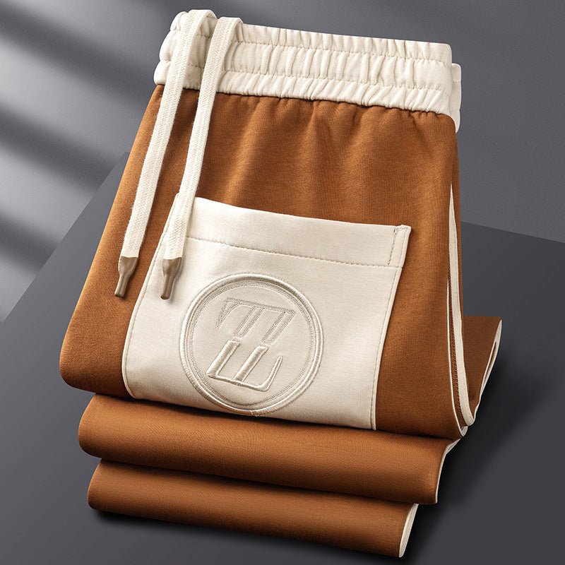 Men's Lightweight Zip Jacket and Pants Tracksuit Set - Comfortable Athletic Wear for Gym and Casual Activities