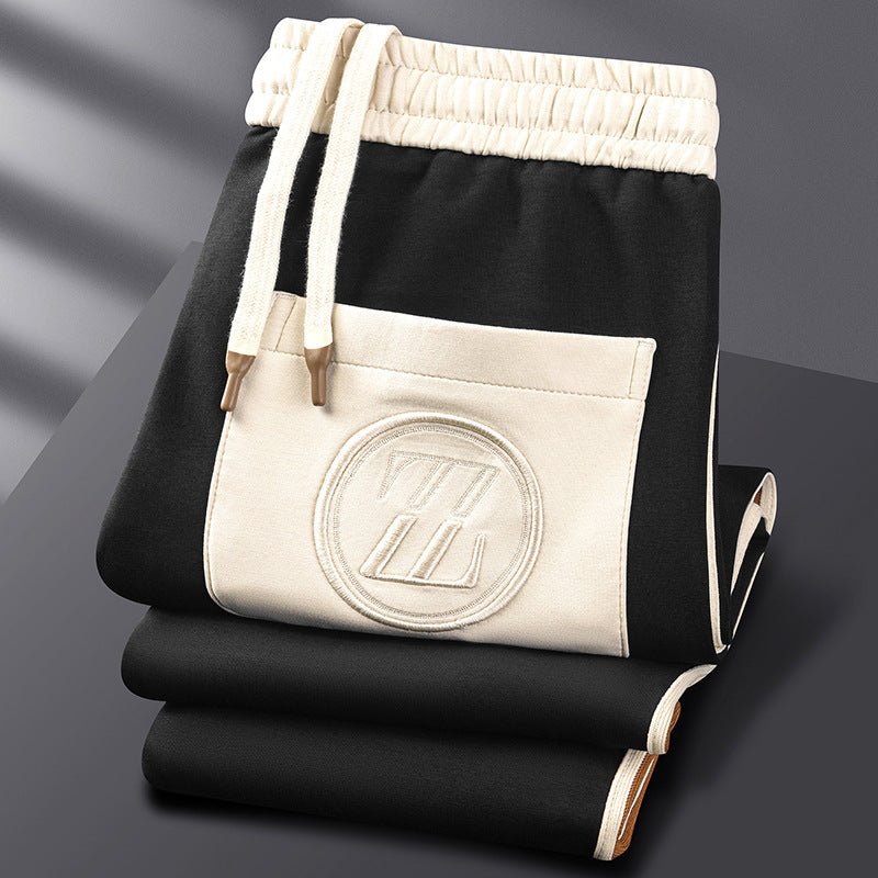 Men's Lightweight Zip Jacket and Pants Tracksuit Set - Comfortable Athletic Wear for Gym and Casual Activities