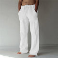 Men's Linen Casual Pants for Everyday Wear - Lightweight, Breathable Fabric, Comfortable Fit