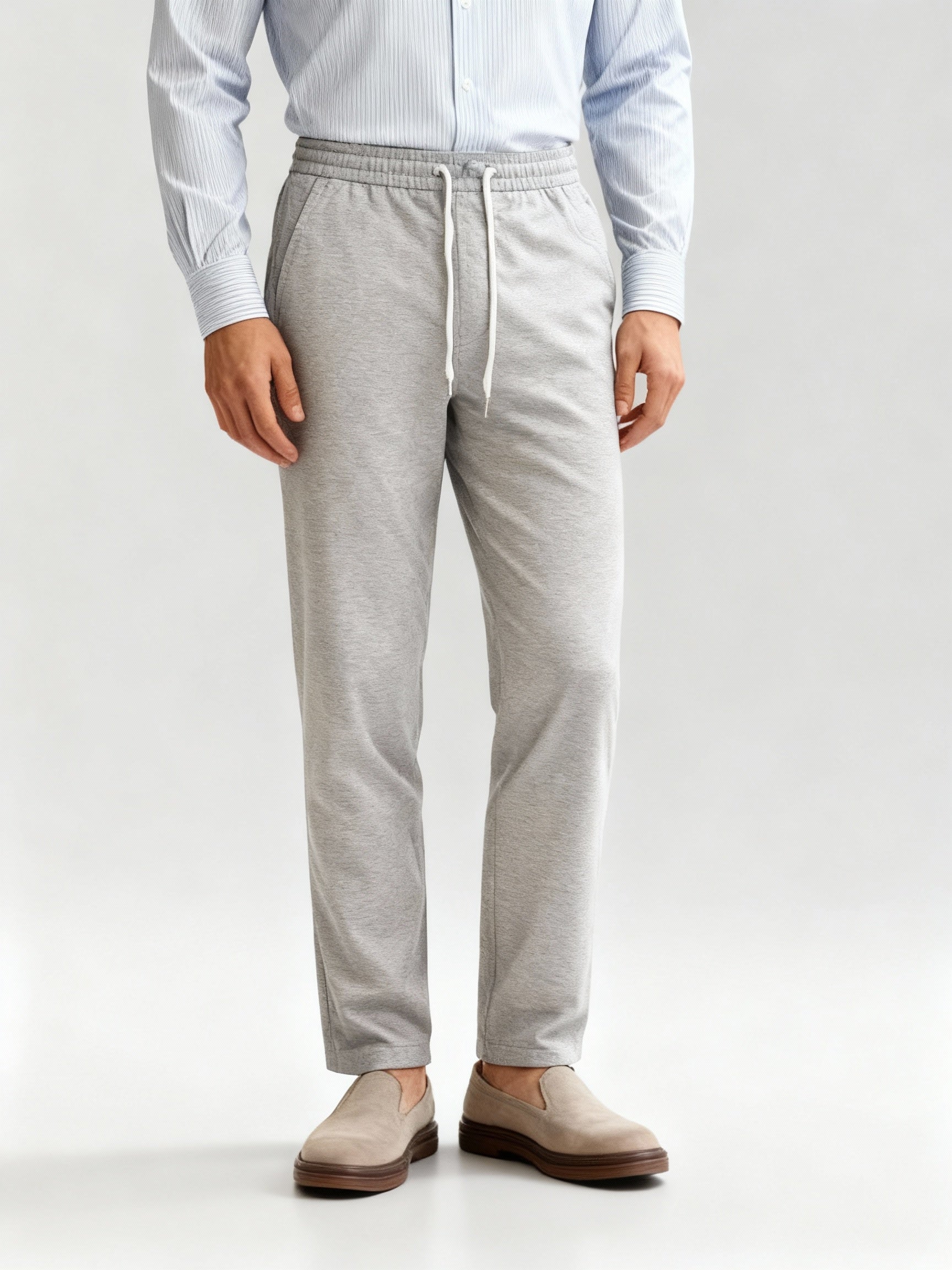 Men's Stretch Fit Pants - Comfortable Fabric - Casual Style - Ideal for Everyday Wear - Available in Multiple Sizes