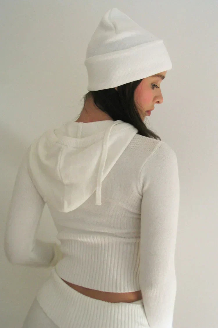 Women's Hooded Zip Hoodie and Pants Set - Soft Cotton Blend Loungewear for Casual Wear and Relaxation